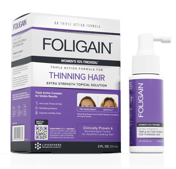 Foligain - Hair Regrowth Treatment For Women with 10% Trioxidil