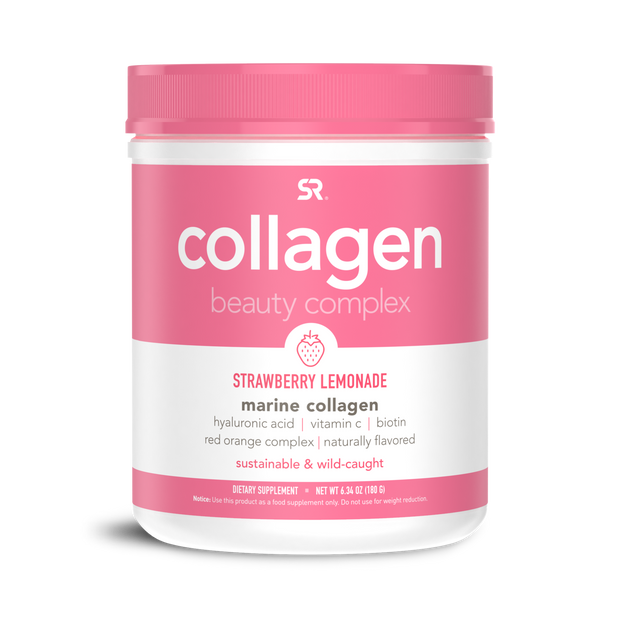 Sports Research -  Marine Collagen Complex with Hyaluronic Acid - Strawberry Lemonade