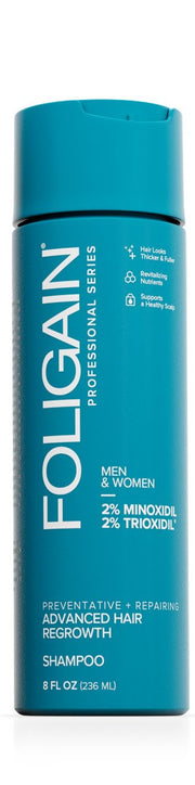 Foligain - Advanced Hair Regrowth Shampoo with 2% Minoxidil & 2% Trioxidil