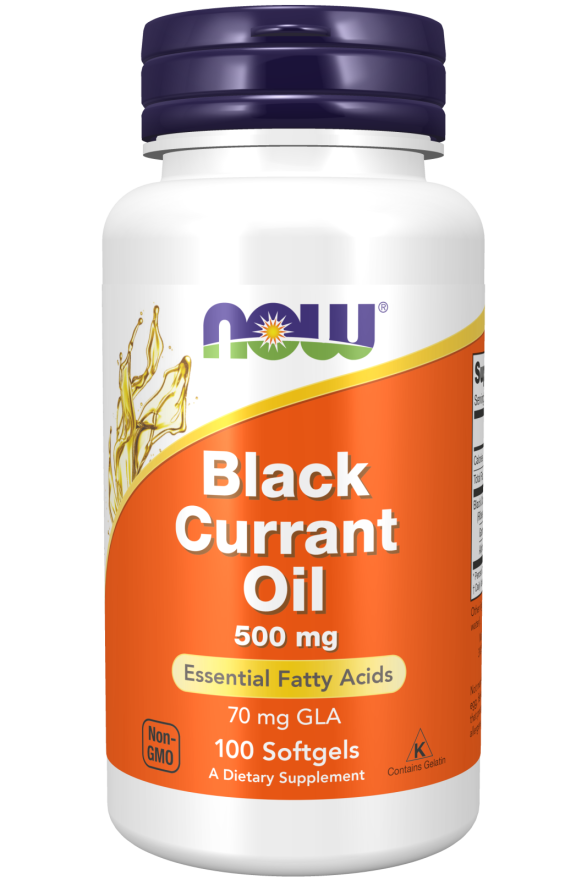 NOW - Black Currant Oil, 500 mg, 100 Softgels