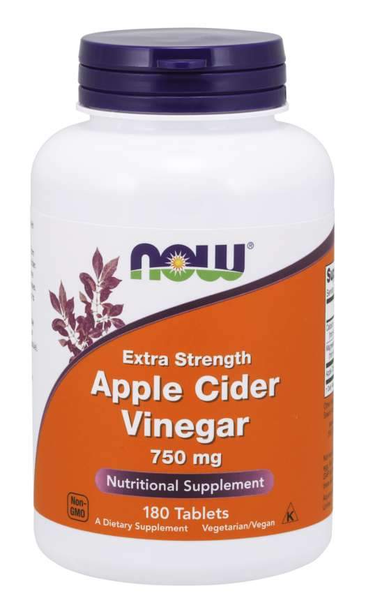 Now - Apple Cider Vinegar 750 mg, 180 Caps