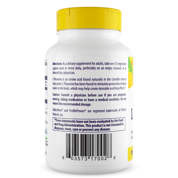 Healthy Origins - L-Theanine (AlphaWave®), 100mg