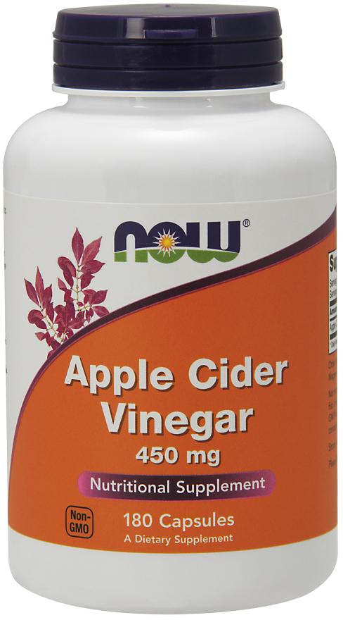 NOW - Apple Cider Vinegar 450 mg, 180 Caps