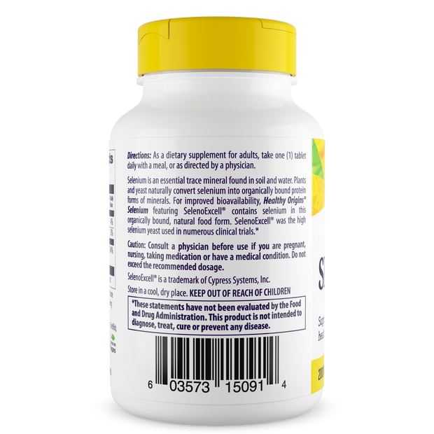 Healthy Origins - Seleno Excell Selenium, 200mcg - Tablets