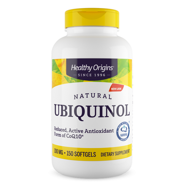 Healthy Origins - Ubiquinol, 100mg (Active form of CoQ10)