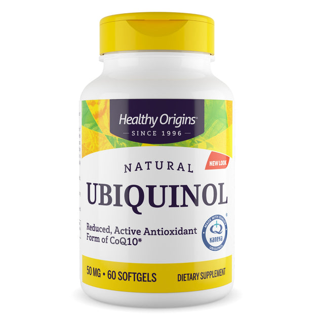 Healthy Origins - Ubiquinol, 50mg (Active form of CoQ10)