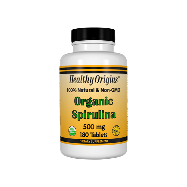 Healthy Origins - Spirulina, 500mg (Organic)