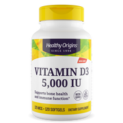 Healthy Origins - Vitamin Dз Gels, 5,000 IU (Lanolin)