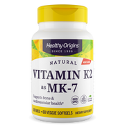 Healthy Origins - Vitamin K2 as MK-7, 100mcg - Veggie Gels