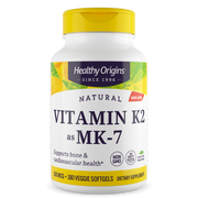 Healthy Origins - Vitamin K2 as MK-7, 100mcg - Veggie Gels