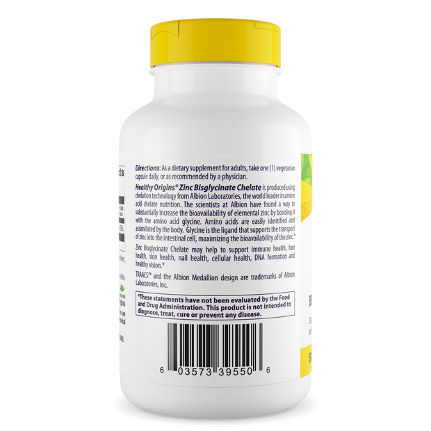 Healthy Origins - Zinc Bisglycinate Chelate 50mg