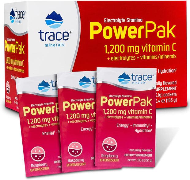 Trace Minerals - Power Pak, Elecrolyte Stamina, 30 pack