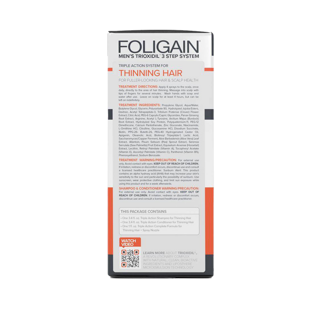 Foligain - Men's Triple Action Complete System