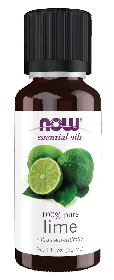 NOW - Essential Oils Lime Oil, 1-Ounce (2 pack)