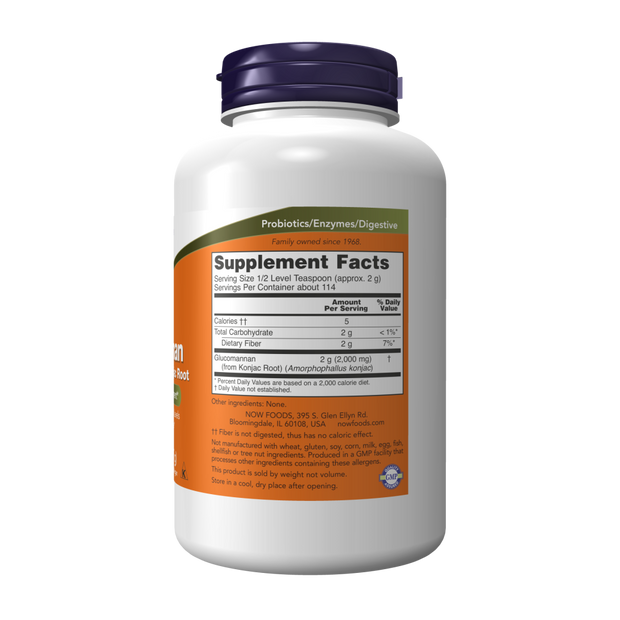 NOW - Glucomannan, Pure Powder, 8 oz (227 g)