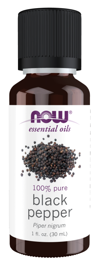 NOW - Essential Oils, Black Pepper Oil, 1 fl oz (30 ml)