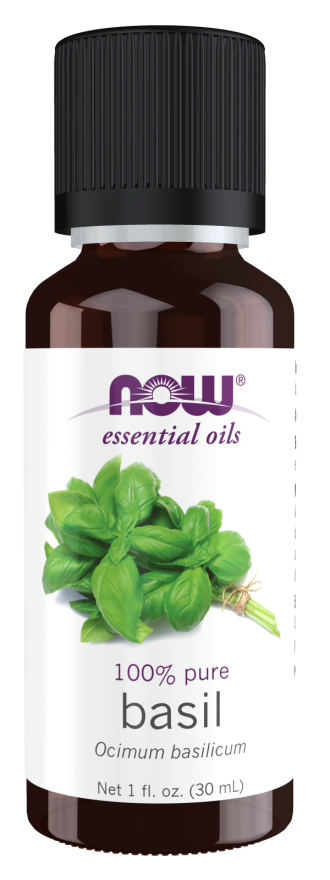 NOW - Essential Oils, Basil, 1 fl oz (30 ml)