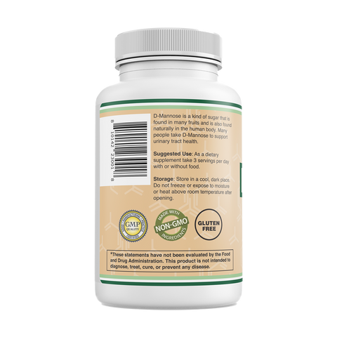 Double Wood - D-Mannose - 90 x 500 mg capsules