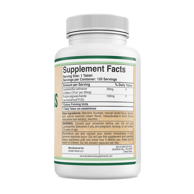 Lactobacillus Salivarius Supplement