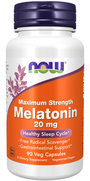 Now - Melatonin, 20mg 90VCaps