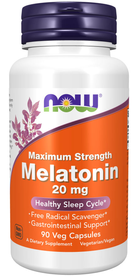 Now - Melatonin, 20mg 90VCaps