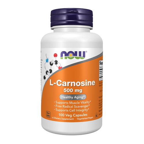 NOW - L-Carnosine, For Healthy Aging, 500mg 100VCaps