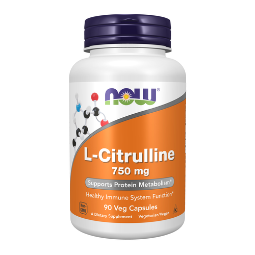 NOW - L-Citrulline 750 mg, 90 Veg Caps