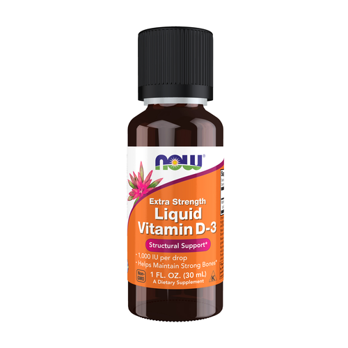 NOW - Vitamin D-3 Liquid, Extra Strength