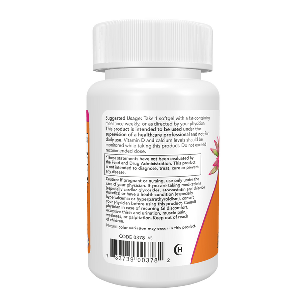 Now - Vitamin D3 50,000IU, Bone & Immune Health, 50 Softgels