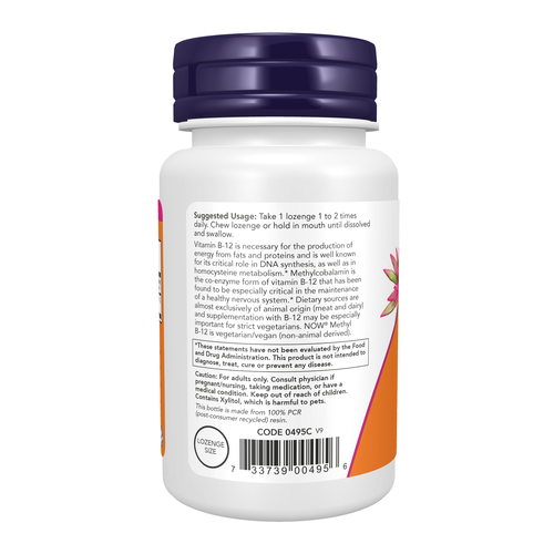 NOW - Methyl B-12 1,000 mcg, 100 Lozenges