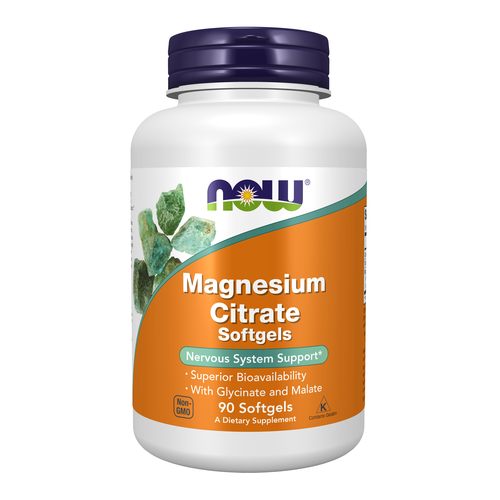 NOW - Magnesium Citrate Softgels, 134mg, 90 Softgels