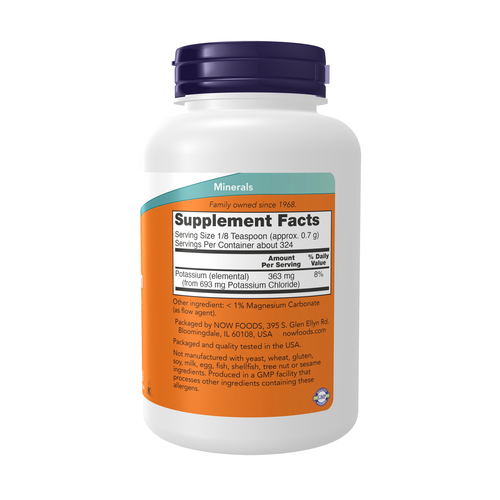 NOW - Potassium Chloride Powder 227g