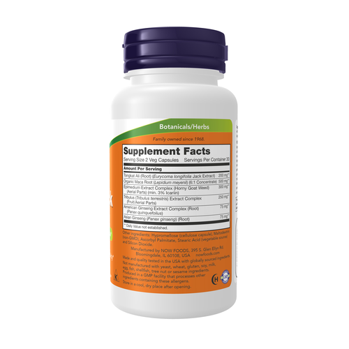 NOW - TestoJack 200 Extra Strength, 60 Veg Capsules
