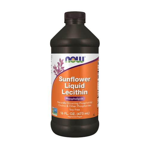 NOW - Sunflower Liquid Lecithin 16 fl oz (473 ml) VEGAN