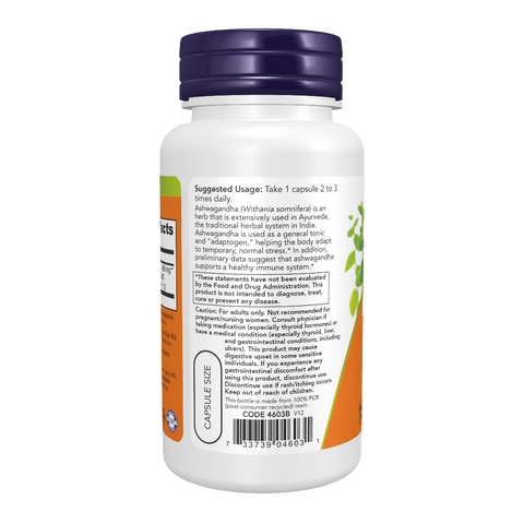 NOW - Ashwagandha, 450 mg, 90 Veggie Caps