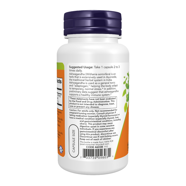 NOW - Ashwagandha, 450 mg, 90 Veggie Caps