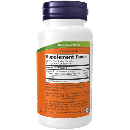 NOW - DOPA Mucuna - 90 Veg Caps