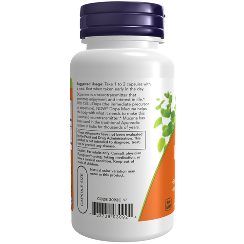 NOW - DOPA Mucuna - 90 Veg Caps