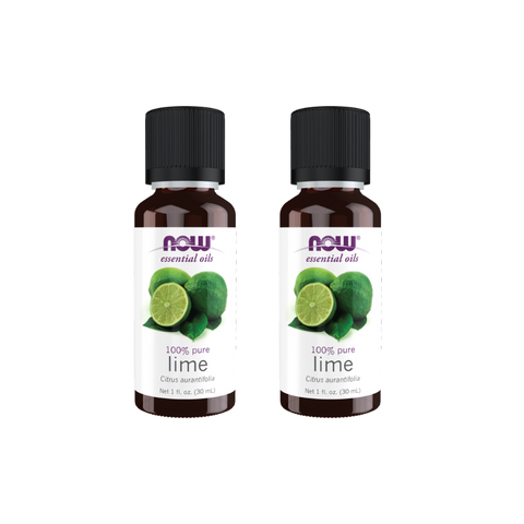 NOW - Essential Oils Lime Oil, 1-Ounce (2 pack)