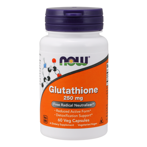 NOW - Glutathione, 250mg, 60 Veg Caps