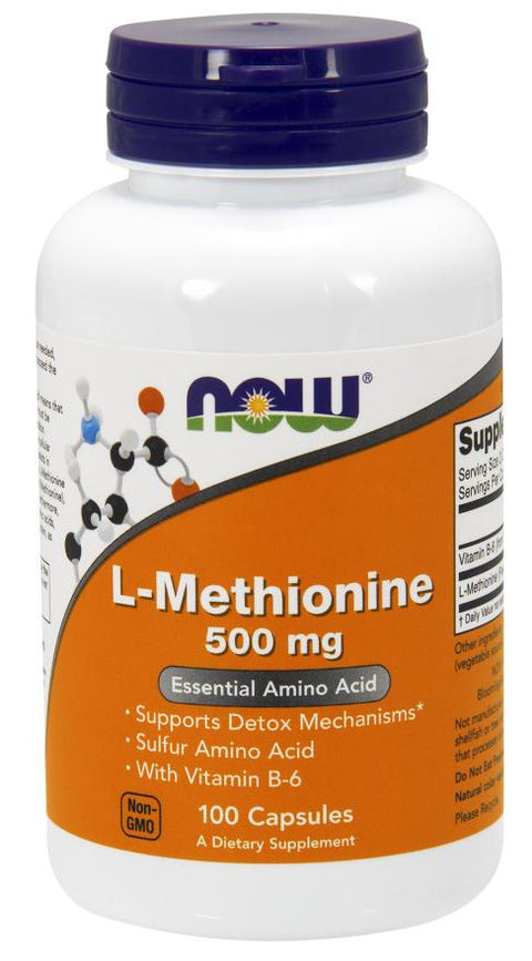 NOW - L-Methionine 500 mg - 100 Caps