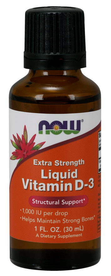 NOW - Vitamin D-3 Liquid, Extra Strength