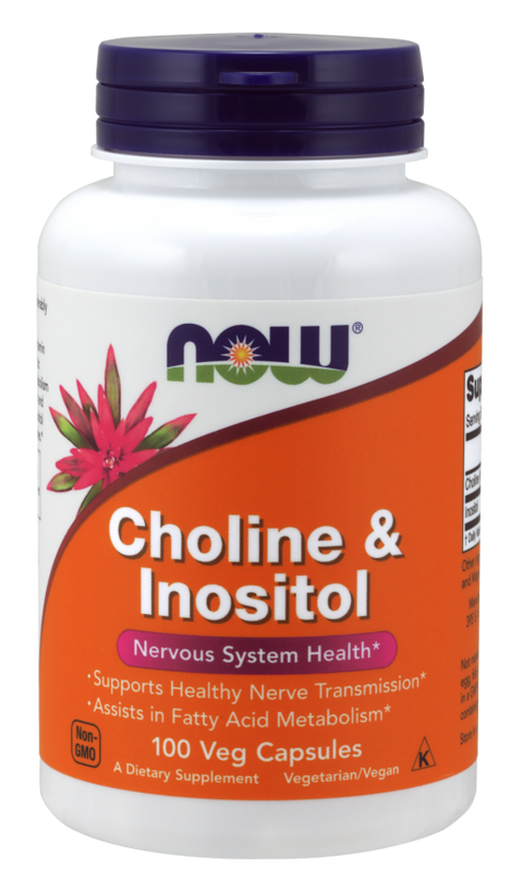 NOW - Choline & Inositol 500 mg Veg Capsules