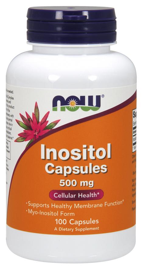 NOW - Inositol 500 mg - 100 Caps