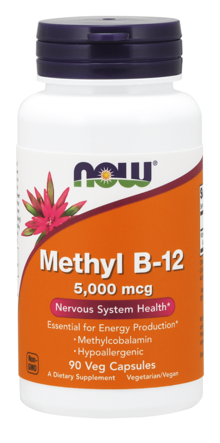 NOW - Methyl B-12 5000 mcg Veg Capsules