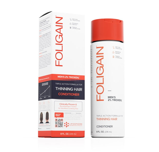 Foligain - Hair Regrowth Conditioner For Men with 2% Trioxidil (8oz) 236ml