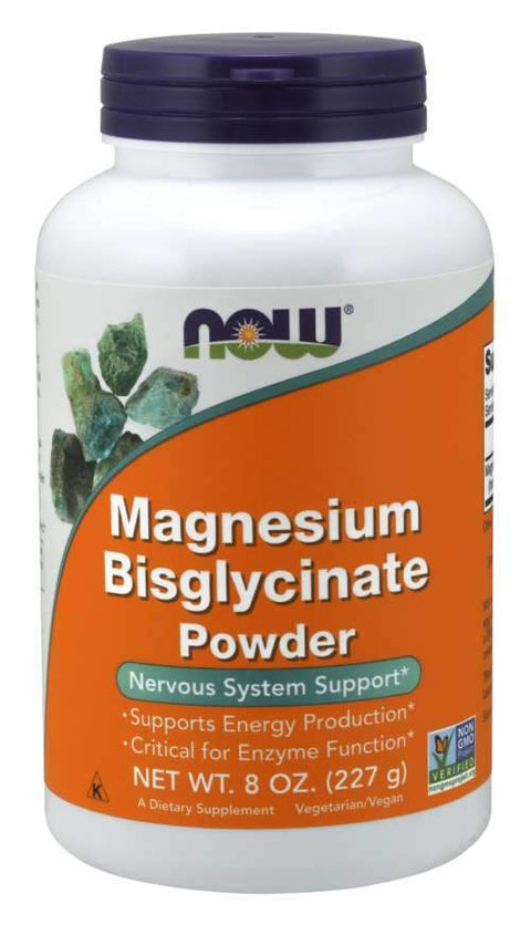 NOW - Magnesium Bisglycinate Powder, 227g (8 oz)