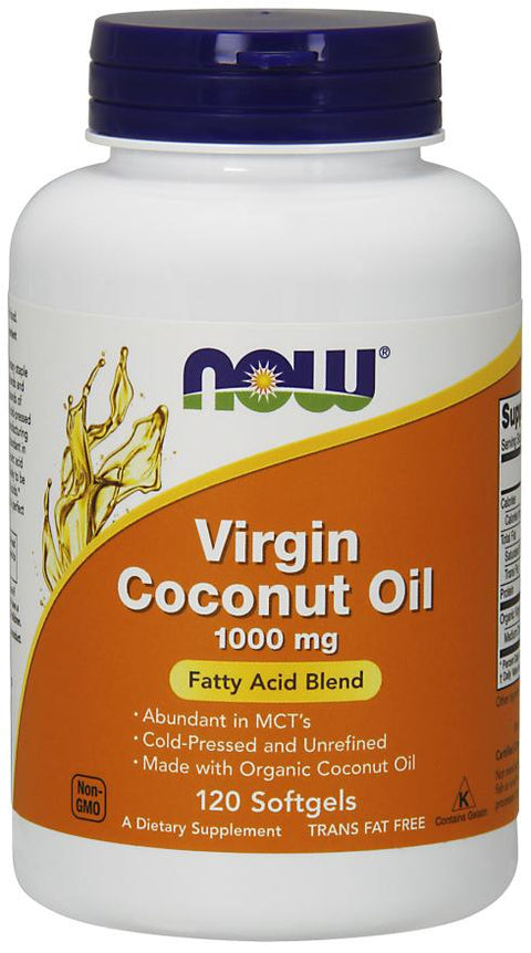 NOW - Virgin Coconut Oil 1000 mg, 120 Softgels