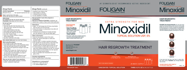 Foligain - Minoxidil 5% Hair Regrowth Treatment For Men