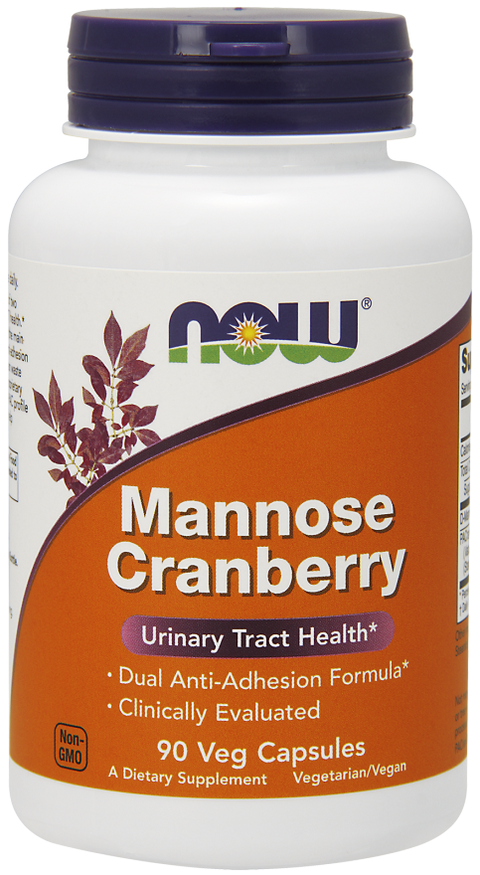 NOW - Mannose Cranberry, 90 Veg Capsules